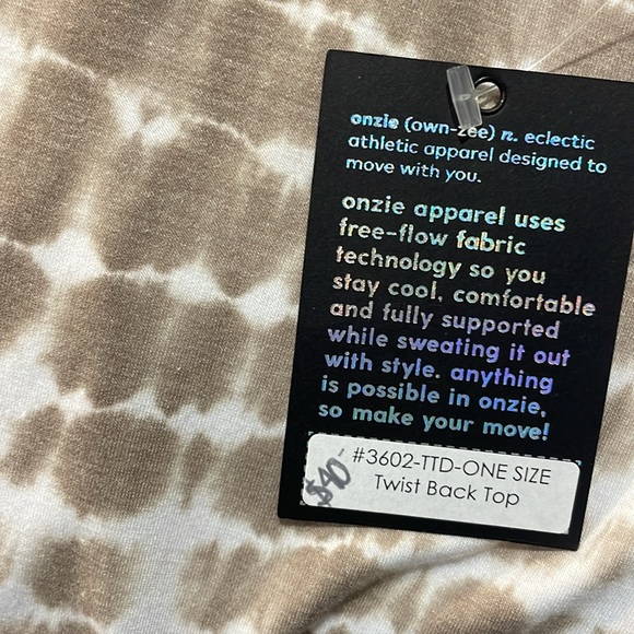 Onzie Cream and Camel Print Athleisure Outfit - Picture 6 of 6